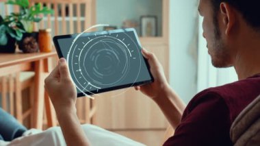 Omni channel technology of online retail business approach. Multichannel marketing on social media network offer service of internet payment channel, online retail shopping and omni digital app