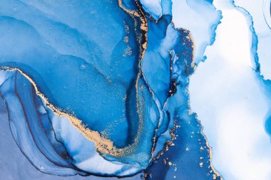 Marble ink abstract art from meticulous original painting abstract background . Painting was painted on high quality paper texture to create smooth marble background pattern of ombre alcohol ink .