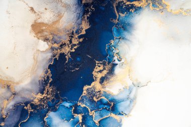 Soyut arkaplan için özgün tablodaki mermer mürekkep soyut sanat. Boyama, ombre alkol mürekkebinin pürüzsüz mermer arkaplan desenini yaratmak için yüksek kaliteli kağıt dokusuna boyanmış. .