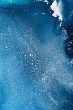 Soyut arkaplan için özgün tablodaki mermer mürekkep soyut sanat. Boyama, ombre alkol mürekkebinin pürüzsüz mermer arkaplan desenini yaratmak için yüksek kaliteli kağıt dokusuna boyanmış. .