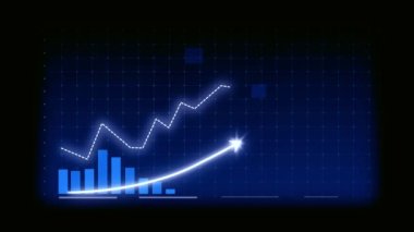 İma edici grafik grafiğindeki iş büyümesi konsepti pazarlama satışlarının gelecekteki hedefe arttığını gösteriyor. Şirket işlerinin yükselmesi için mükemmel bir mali durum. Finans ve para 3B oluşturma .