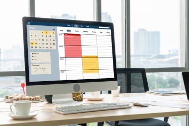 İnternet sitesindeki modish regrition için çevrimiçi aplikasyon rezervasyon takvimi