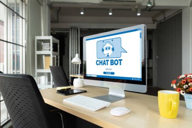 Müşteri sorularına otomatik olarak cevap veren mod çevrimiçi iş için Chatbot yazılım uygulaması