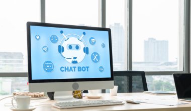 Müşteri sorularına otomatik olarak cevap veren mod çevrimiçi iş için Chatbot yazılım uygulaması