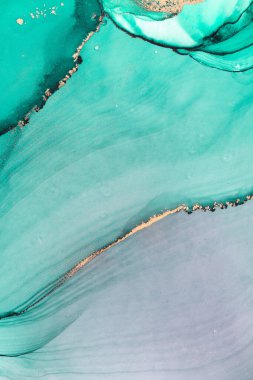 Marble ink abstract art from meticulous original painting abstract background . Painting was painted on high quality paper texture to create smooth marble background pattern of ombre alcohol ink .