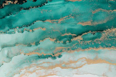 Marble ink abstract art from meticulous original painting abstract background . Painting was painted on high quality paper texture to create smooth marble background pattern of ombre alcohol ink .