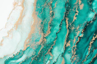 Marble ink abstract art from meticulous original painting abstract background . Painting was painted on high quality paper texture to create smooth marble background pattern of ombre alcohol ink .