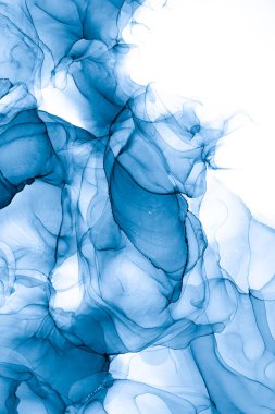 Soyut arkaplan için özgün tablodaki mermer mürekkep soyut sanat. Boyama, ombre alkol mürekkebinin pürüzsüz mermer arkaplan desenini yaratmak için yüksek kaliteli kağıt dokusuna boyanmış. .