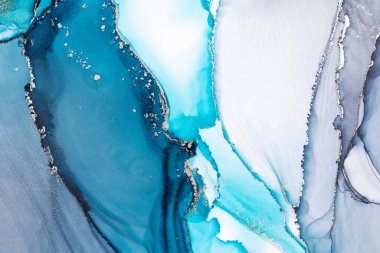 Marble ink abstract art from meticulous original painting abstract background . Painting was painted on high quality paper texture to create smooth marble background pattern of ombre alcohol ink .