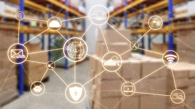 Omni channel technology of online retail business approach. Multichannel marketing on social media network offer service of internet payment channel, online retail shopping and omni digital app