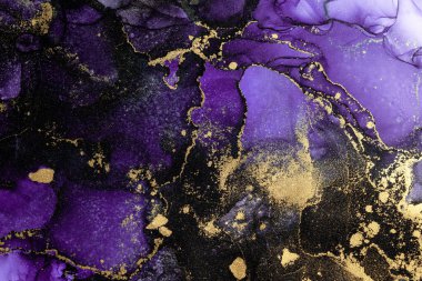 Soyut arkaplan için özgün tablodaki mermer mürekkep soyut sanat. Boyama, ombre alkol mürekkebinin pürüzsüz mermer arkaplan desenini yaratmak için yüksek kaliteli kağıt dokusuna boyanmış. .