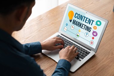 Mod çevrimiçi iş ve e-ticaret pazarlama stratejisi için içerik pazarlaması
