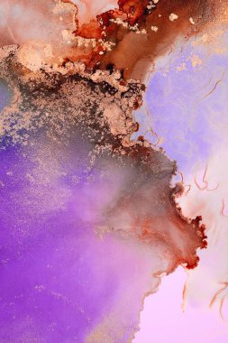 Soyut arkaplan için özgün tablodaki mermer mürekkep soyut sanat. Boyama, ombre alkol mürekkebinin pürüzsüz mermer arkaplan desenini yaratmak için yüksek kaliteli kağıt dokusuna boyanmış. .