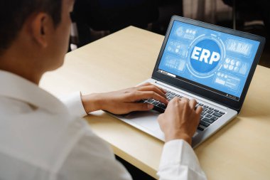 Pazarlama stratejisini planlamak için modern iş için ERP girişimi kaynak planlama yazılımı