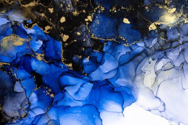 Soyut arkaplan için özgün tablodaki mermer mürekkep soyut sanat. Boyama, ombre alkol mürekkebinin pürüzsüz mermer arkaplan desenini yaratmak için yüksek kaliteli kağıt dokusuna boyanmış. .