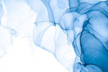 Soyut arkaplan için özgün tablodaki mermer mürekkep soyut sanat. Boyama, ombre alkol mürekkebinin pürüzsüz mermer arkaplan desenini yaratmak için yüksek kaliteli kağıt dokusuna boyanmış. .